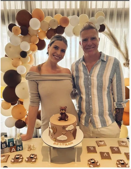 El baby shower de Fantino y su esposa