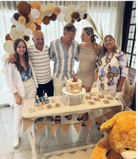 El baby shower de Fantino y su esposa