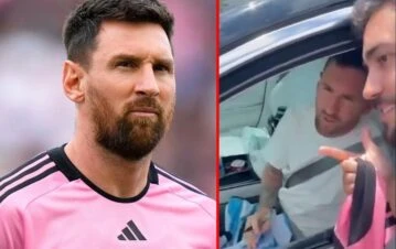 El picante cruce de Lionel Messi con un fanático que le pidió un autógrafo en la calle