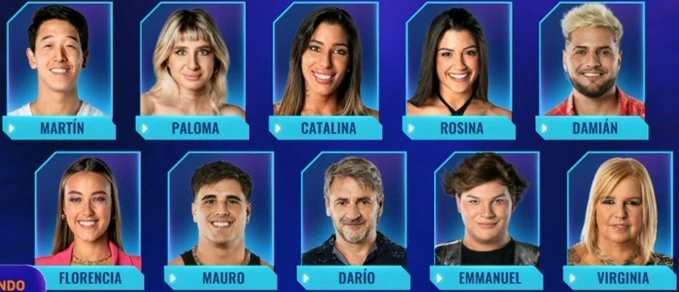 DE LOS 10 NOMINADOS, SOLO DOS PELEAN POR NO IRSE DE LA CASA. IGUAL, HAY UNA MUUUUY CORTADA.