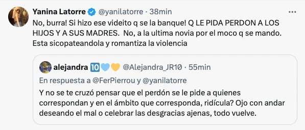 LA TREMENDA TEORIA DE YANINA LATORRE SOBRE EL PEDIDO DE AYUDA DE DANIEL OSVALDO