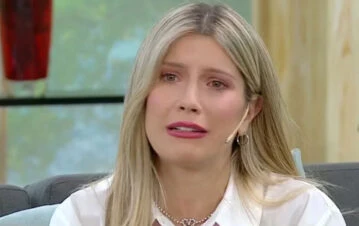 Laurita Fernández sufrió un horrible momento en vivo y lloró desconsoladamente