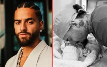 Revelan la primera foto de Maluma y su hija recién nacida: la polémica que estalló con el cantante
