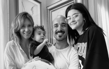 Abel Pintos mostró cómo crecieron sus hijos en un álbum de fotos