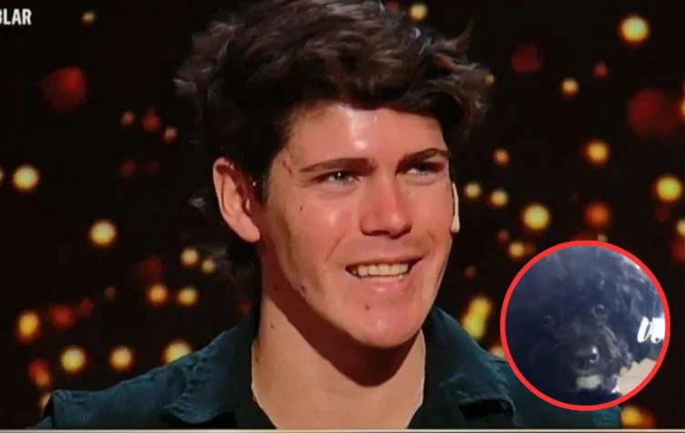 Marcos Ginocchio y su nueva mascota