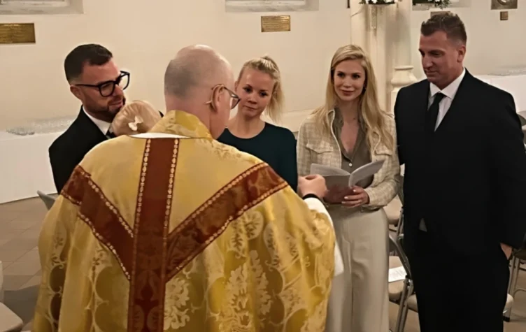 Maxi López festejó el primer cumpleaños y el bautismo de su hija Elle