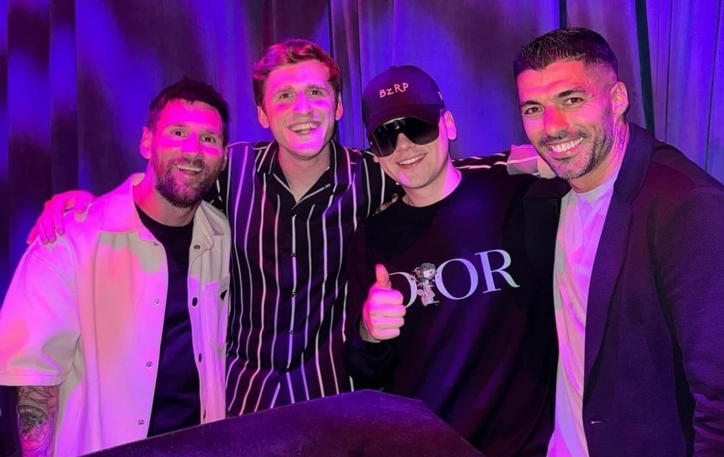 El tremendo baile de Messi y sus amigos al ritmo de Bizarrap en el cumple de Antonela en Miami