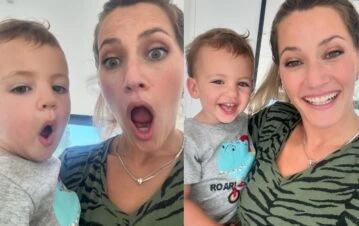 Mica Viciconte mostró el tremendo estado de su hijo Luca Cubero a la salida del jardín: “Todos los días”
