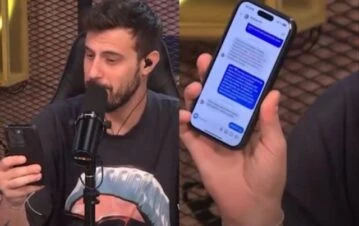 ¡Un fan más! Diego Leuco contó cómo enloqueció al recibir un mensaje de Lionel Messi