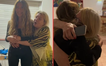 Mónica Ayos viajó de sorpresa a Argentina para sorprender a su mamá: el emotivo video