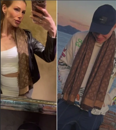 ANTO LIMA Y MATURRO USANDO EL MISMO PAÑUELO DE LOUIS VUITTON, LA COINCIDENCIA QUE DESPERTO LA CURIOSIDAD DE LOS FANATICOS.