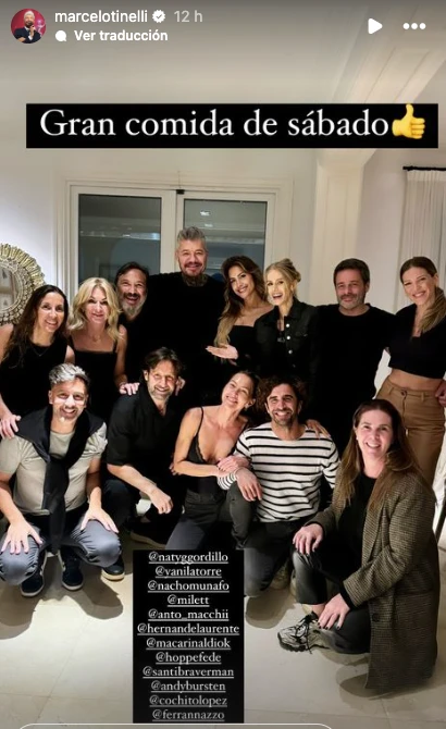 Marcelo Tinelli y sus amigos