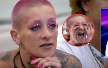 El ataque de euforia a los gritos de Furia al salir primera de la placa en Gran Hermano