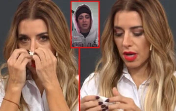 Mariana Brey lloró desconsoladamente al escuchar el tema de Tini Sotessel contra Marcelo Tinelli