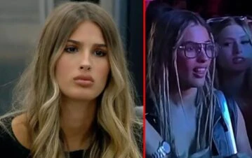 Julieta Poggio le negó una foto a un fan en el show de Emilia Mernes: su insólita justificación