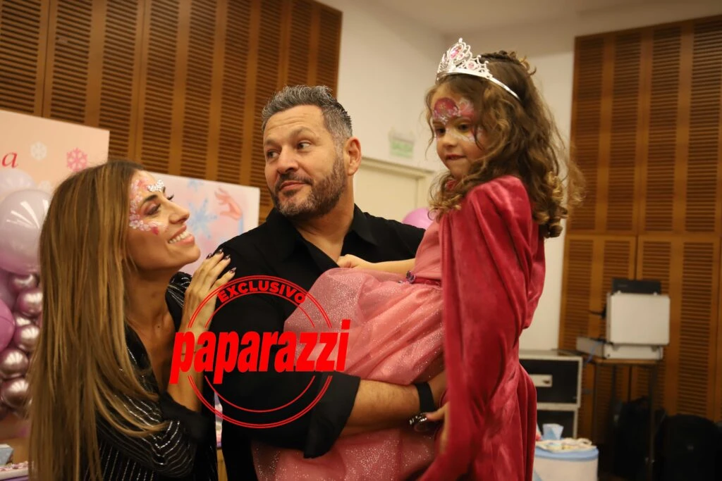 Mariana Brey y su ex en el cumpleaños