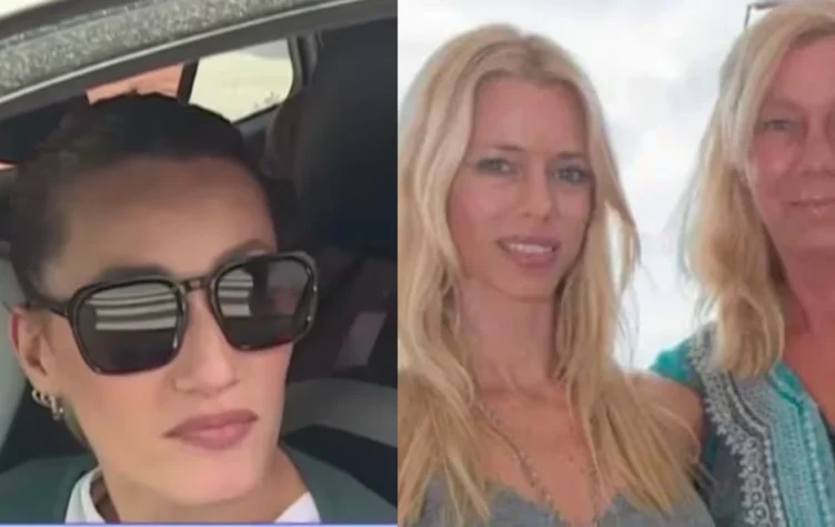 Mica Vicciconte y Nicole Neumann con su mamá