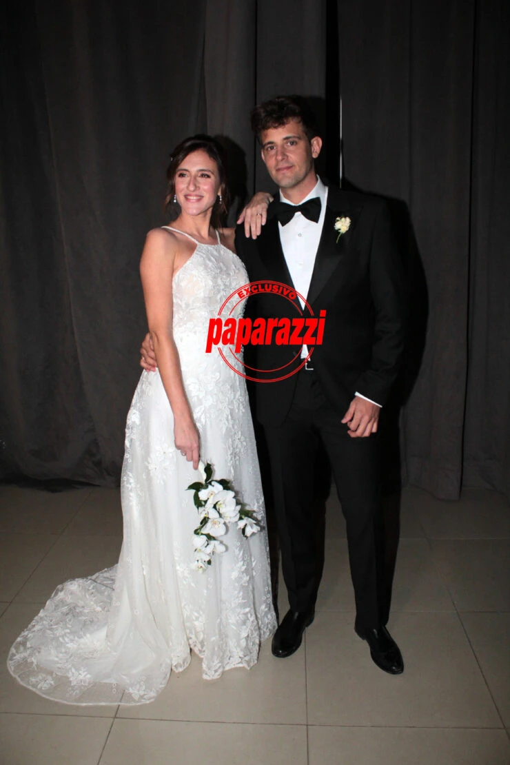 Carolina Amoroso e Guido Covini se casaram