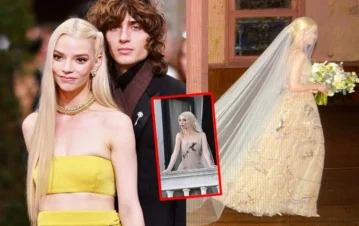 Anya Taylor-Joy confirmó que se casó y mostró imágenes de su “boda gótica”