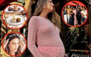 El álbum de fotos del baby shower de Agustina Casanova a días de tener a su primera hija