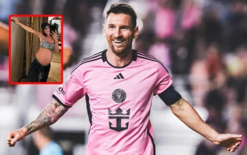Qué le regaló Lionel Messi a la bebé que está esperando Agustina Casanova
