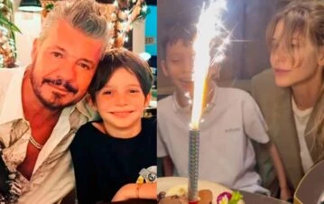 Marcelo Tinelli y Guillermina Valdés festejaron el cumpleaños de su hijo Lolo: “Felices 10 años, mi amor”