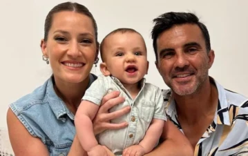 Mica Viciconte y Fabián Cubero mostraron cómo se lava los dientes su hijo Luca y generaron polémica