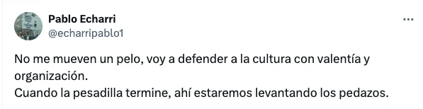 PABLO ECHARRI CONTO LO PRIMERO QUE HARIA EL DIA QUE MILEI DEJE DE SER PRESIDENTE