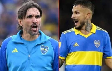 Feroz interna en Boca: Benedetto se peleó con Diego Martínez en el vestuario y se dijeron de todo