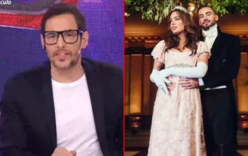 La bronca de Rodrigo Lussich al ver la boda de Nico Occhiato y Flor Jazmín Peña: "Fue una..."