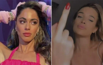 ¡El video! Por qué a Camila Homs la acusaron de copiar a Tini con De Paul en el festejo del título de Estudiantes