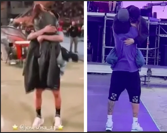 A LA IZQUIERDA, EL KOALA DE AYER DE CAMI HOMS A JOSE SOSA. IGUALITO AL DE TINI CON DE PAUL (DERECHA).