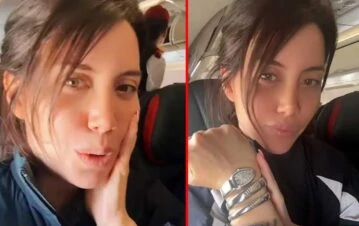 Wanda Nara perdió su vuelo, viajó en clase económica y vivió una odisea en el avión: "Tuvimos problemas con..."
