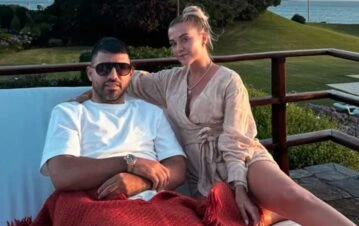 Las soñadas vacaciones del Kun Agüero y su novia en Francia: las mejores fotos