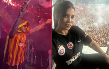 Los alocados festejos de Wanda Nara y Mauro Icardi en la celebración del campeonato en Turquía