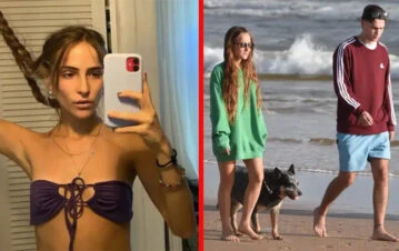 A qué playa se fueron de vacaciones Ámbar de Benedictis, la hija de Juana Viale, con su facherísimo novio