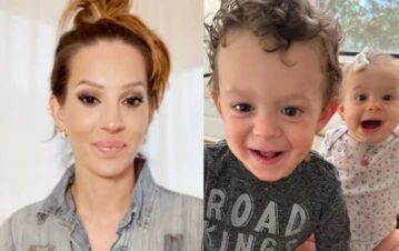 ¡Qué susto! Noelia Marzol mostró cómo su hijo la despertó tirándole encima un plato de guiso y explotó