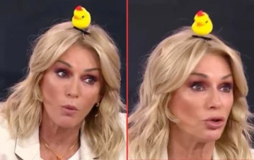 ¡De no creer! El look con "patitos en la cabeza" que eligió Yanina Latorre para LAM