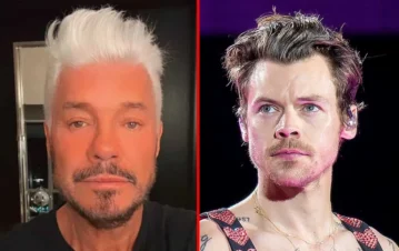 ¡Estás igual! Las fotos virales de Harry Styles con un increíble parecido físico a Marcelo Tinelli