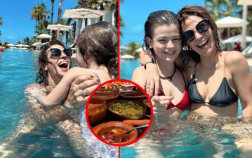 El álbum de fotos de Agustina Cherri y su hija de vacaciones en las playas de México