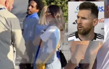 Antonella Roccuzzo pasó un horrible momento en la previa de Argentina-Canada por la Copa América: "Van a enojar a Messi"