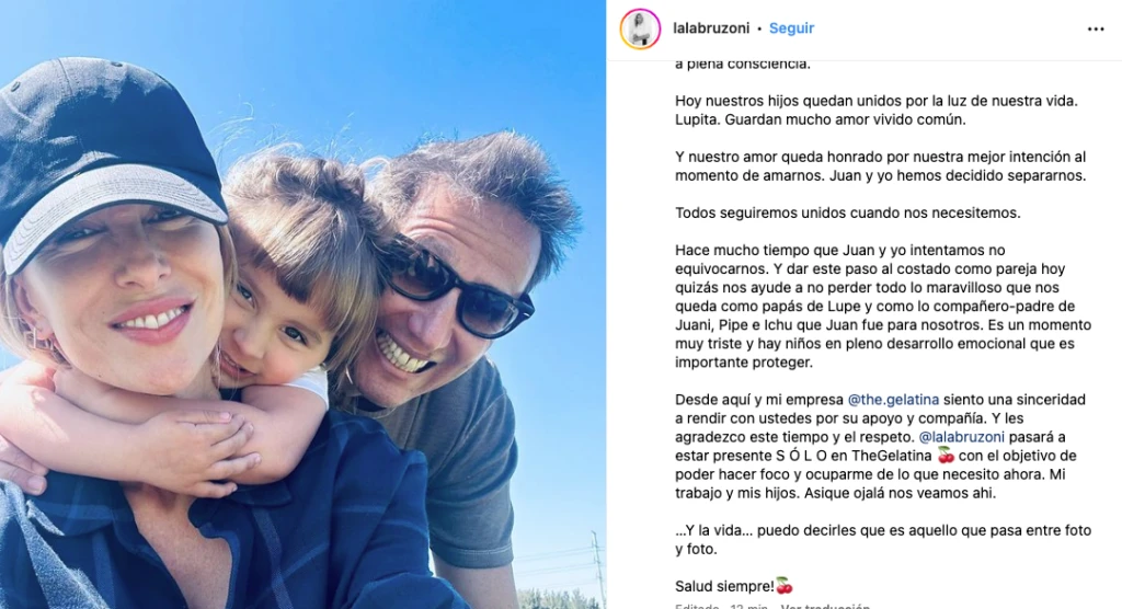 Se separó Juan Pablo Varsky