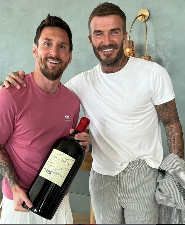 David Beckham saludó a Messi en su cumpleaños
