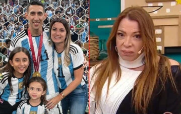 El "polémico" reclamo de Lizy Tagliani a la esposa de Ángel Di María: "Ella se quiso hacer la..."