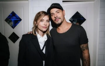 Blanqueo: la primera salida pública de Eva de Dominici y el hermano de Penélope Cruz