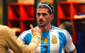 Filtraron las primeras fotos de la novia famosa de Rodrigo de Paul: de quién se trata