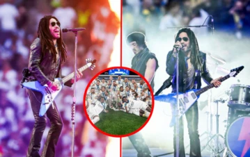 Cómo fue el show de Lenny Kravitz y su espectacular vestimenta en la final de la Champions League