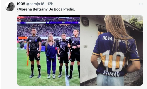 ALGUNOS APROVECHARON LOS MEMES PARA DECIR QUE MORENA ES HINCHA DE BOCA.