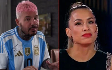 Por qué se separaron Marcelo Tinelli y Milett Figueroa en pleno partido de la Selección Argentina vs Perú