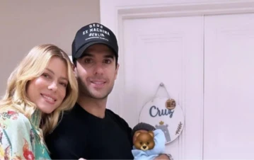 Así recibieron las perritas de Nicole Neumann a su hijo Cruz: el tierno video